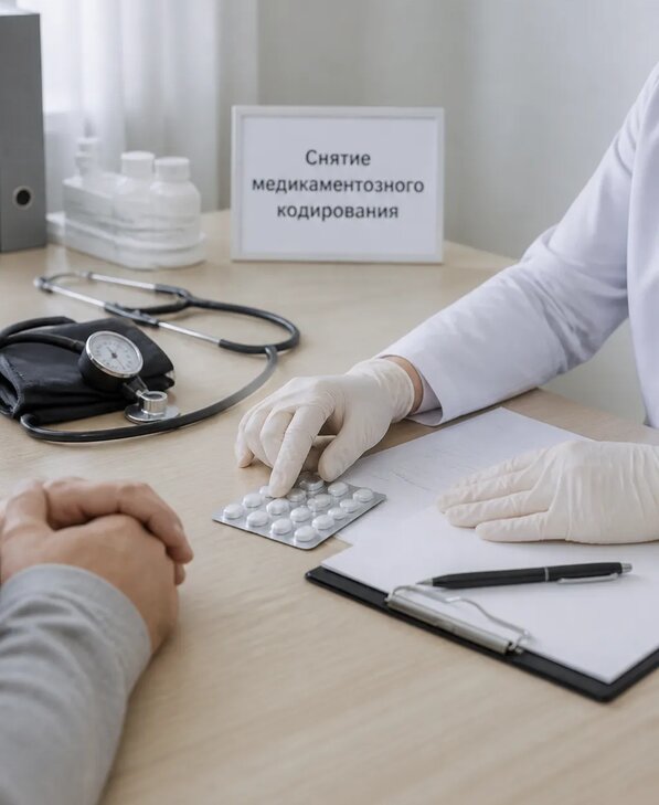 Снятие медикаментозного кодирования в Новороссийске от 5104 р. | Медзона