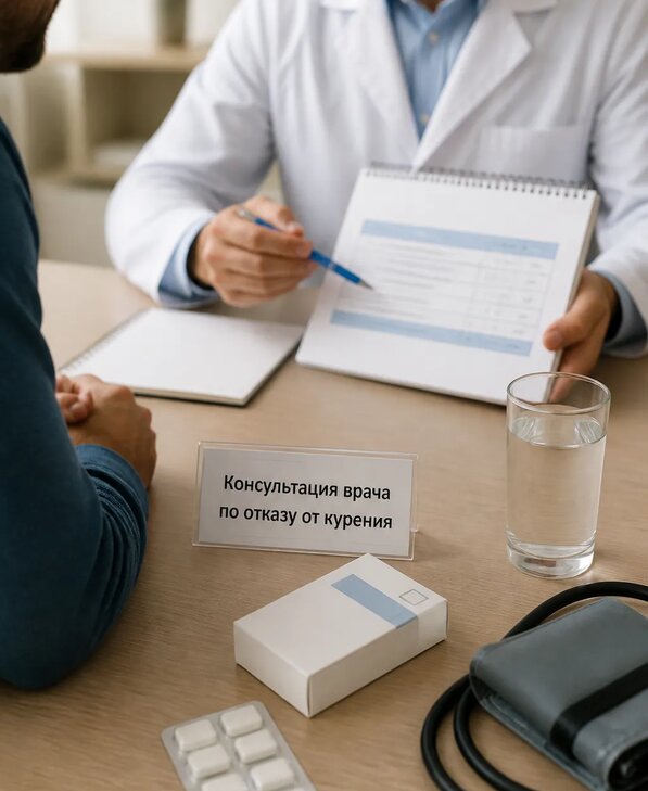 Консультация врача по отказу от курения для взрослых в Новороссийске